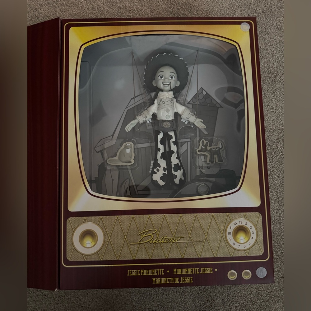 Disney Jessie Marionette in Red and Gold Box